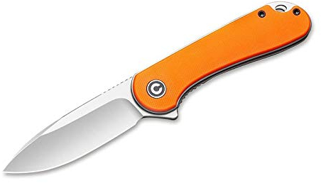 WE Knife Unisex – Erwachsene Elementum G10 Orange Taschenmesser, 17,7 cm