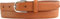 BELTINGER Damen-Gürtel aus Vollrindleder 2,5 cm | Schmaler Gürtel für Damen 25mm | Bombierter Ledergürtel | Tabac 95cm