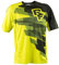 Herren Mountainbike Trikot, Kurze Ärmel Radtrikot, Atmungsaktive Cycling Jersey, Schnell Trocknen Radsport Bekleidung, MTB Trikot T Shirt für, Gelb, XXL