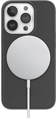 Woodcessories - Magnetische Handyhülle kompatibel mit iPhone 14 Pro Hülle mit Magnet schwarz - Plastikfrei, nachhaltig