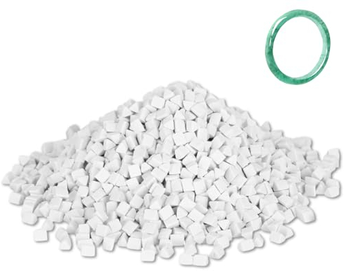 Rock Tumbler Ceramic Filler,Rock Tumbler Grit,Tumbling Ceramic Filler Media,granulés de céramique,Triangle en céramique Abrasif pour Une Utilisation dans Un gobelet Vibrant ou des gobelets 4 mm 500g