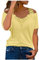 Tunika Damen Sommer Kurzarm Tshirt Modische Spitzenbesatz Bluse Schulterfreies V-Ausschnitt Shirt Floralem Schmetterlingsdruck Oberteile Sexy Schnürung T-Shirt Slim Fit Tops Partywear S-5XL