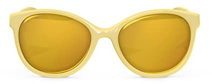 Suavinex, Gafas de Sol para Niños de 3 a 8 Años, Polarizadas, con Filtro UV 400, 100% Protección Rayos UVA y UVB, con Funda y Cinta de Sujeción Incluidas, Muy Flexibles y Ligeras, Color Pineapple