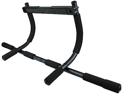 TITAN LIFE Doorgym. Schwarz. 16 x 39 x 93. Multitrainingstool für zu Hause