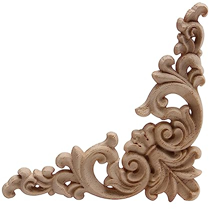 Tür Aus Holz Dekoration Dekorativ Retro Holzrahmen Holzapplikation Große Blume Gummiholz Eckmöbel Schrank Haustüren 40 X 40 Cm