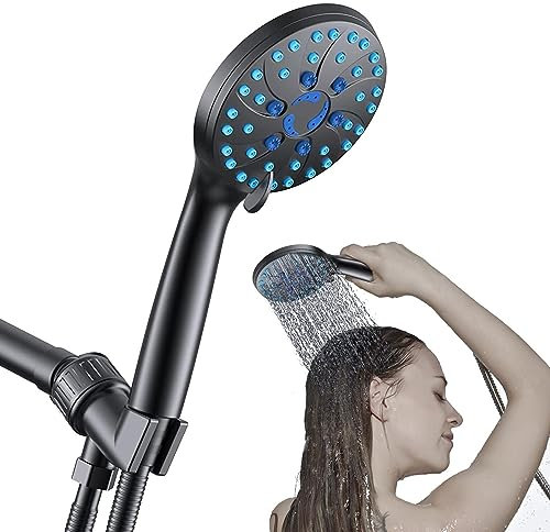 Hochdruckdusche – effektive Dusche mit Handbrause | Hochdruck-Handbrause, integrierter Hochdruckreiniger zur Reinigung von Badewannen, Fliesen und