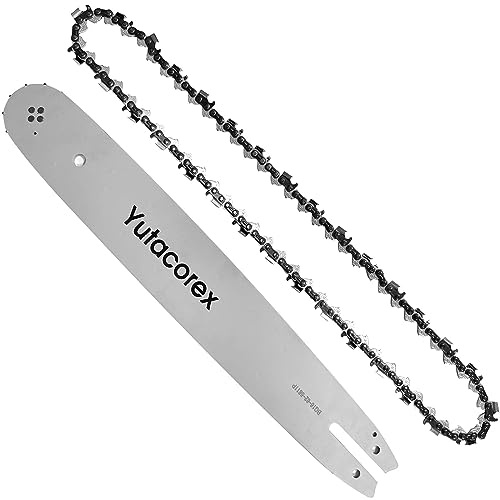 Yutacorex 16inch Chainsaw Guide Bar and Chain Combo,Replacement Accessories Fits Stihl MS250,MS251,MS251C-BE, Fits Stihl Part 3005 000 7016,23RM362,Fits Oregon Part 160TXLBA074,325 050 62DL