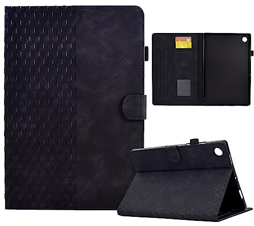 Vkooer Case for Samsung Galaxy Tab A9 (8.7 inch) 2023 SM-X110/ X115 [Card Holder] PU Leather Folio Flip Cover with Multi Viewing Stand for Samsung Tab A9 2023 - Black