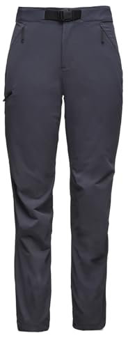 BLACK DIAMOND Damen Alpinhose zum Wandern und für den Außenbereich, Carbon, 42