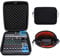 DR·AMIU Hartschalenkoffer kompatibel mit Yamaha MG10XU oder MG10 10-Input Stereo Mixer mit kleiner Aufbewahrungstasche, Schwarz