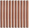 10 rieles de plástico para cajones o armarios extraíbles para bandeja de teclado, armario, cocina, color marrón, 298 mm