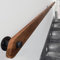 Corrimano per Scale Interne, Ringhiera antiscivolo per scale con staffe, Kit di maniglioni di sicurezza per anziani e bambini contro il muro, per corridoio, villa, edificio, soffitta(Brown,200cm)