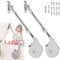 2-Pack Soft Close Hinges for Toy Boxes, Wooden Chests, Cedar Storage, Trunks & Benches | Tension Adjustable Slow Down Chest Hinges.