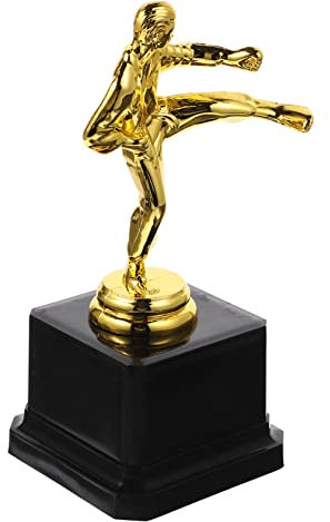 GAROZATION Taekwondo Trophäe Kunststoff Mit Sockel Kampfsport Kampfkunst Figur Kinderpreis Feierpokal Für Wettkampf Zeremonie