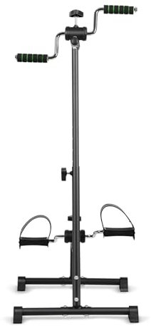 euppaury Heimtrainer für Senioren, Pedal-Heimtrainer, Heimtrainer für ältere Menschen, Hand-Arm-Bein-Knie-Hausierer, verstellbare Fitnessgeräte für Senioren, Heim-Pedal-Heimtrainer für ältere