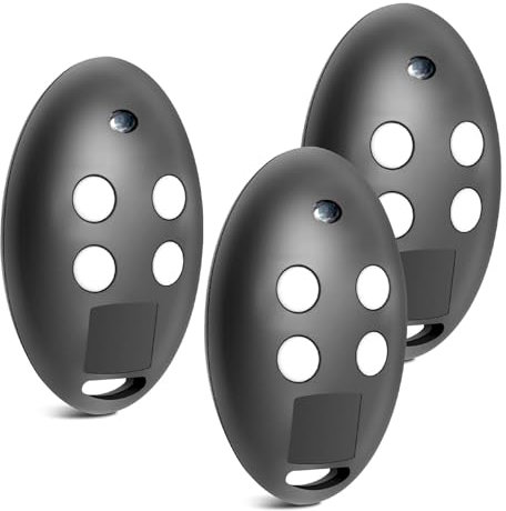 Lot de 3 Remplacement de la telecommande MITTO2 – Mitto2 M | telecomando Portail 433,92 MHz | 4 Canaux