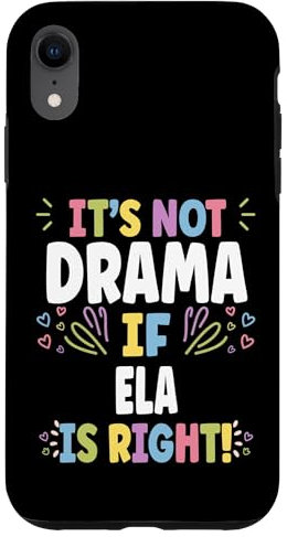 ELA Personalized Women's Gift Custom ELA Case for iPhone XR