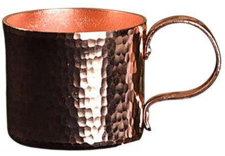 KESOTO Cup of Pure Copper Coffee, Small Tea Cup, Drink Gifts, Drink Copper for The Restaurant Cafeteria at Home, single cup