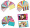 YAYNO Pack of 60 Film Photo Frame Stickers 9 x 6 cm Film Colourful Sticker Mini Picture Frame Sticker Film Frame Decorative Sticker Compatible with Fujifilm Instax Mini 9/8/7S/70/26/50S/90 Camera Film
