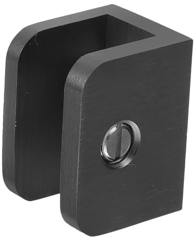 QUMIIRITY Glasklemmen ohne Bohren Hochwertige Halterungen für Glasplatten Verstellbare Metall Glasklemmen für Spiegelhalterungen und Duschglashalterungen für Glasstärke
