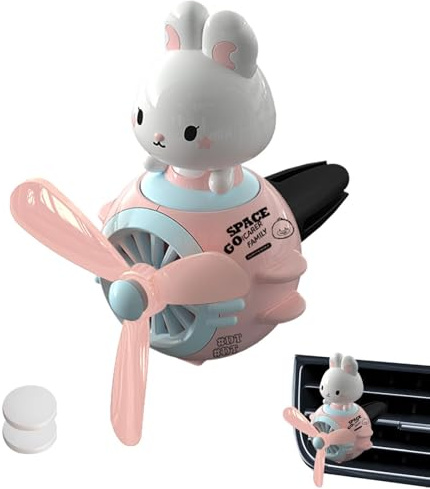 Auto Lufterfrischer Cartoon Bär Pilot, Duft Diffusor für Auto Lüftung, Aromatherapie Ornament für Auto Innenraum, Niedliche Auto Parfüm für Luftentlüftung (50x65x70 mm)
