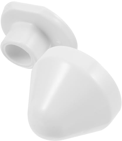 Tofficu Set Di Bulloni e Tappi a Vite Per Copribulloni Wc in Plastica, Accessori Per Installazione e Sostituzione Copribulloni Wc, Kit Completo Per Fissaggio Elementi Sedile Water Bianco