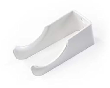 iBathUK Helena White Radiator Brackets, 3 Column Wall Mounting Kit, Heavy-Duty Steel Construction, Powder-Coated Finish, Compatible with Traditional & Designer Radiators