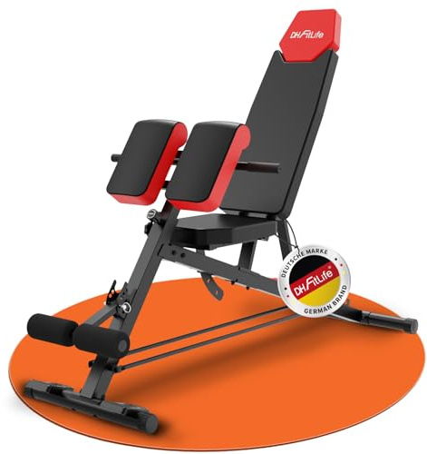 DH FitLife 2026 Panca Palestra Multifunzionale 6-in-1 con Hyperextension