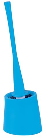 Spirella WC Bürste Klobürste Toilettenbürste hochwertig „Move“ mit hygienischem Behälter ØxH: 12,5 x 40cm - Blau