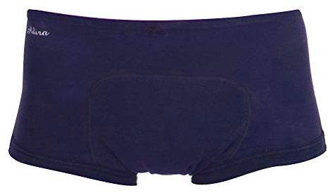 Adira Periode Baumwolle Panty Hotpants blau Gr.32 XXS Damen Menstruation Inkontinenz Perioden Unterwäsche Unterhosen Postpartum Slips Menstruationsunterwäsche Periodenunterwäsche Alternative zu Tampons Binden Slipeinlagen