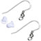 My-Bead 1 paio ganci per orecchini filo francese 18mm Argento 925 senza nichel ipoallergenici alta qualità da gioielliere DIY