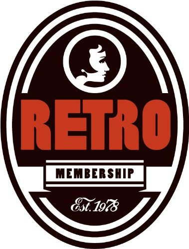 Retro Membership 1978 Vintage Stamp Hochwertigen Auto-Autoaufkleber 8 x 12 cm