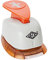 Wedo 168207 Motivlocher groß Junge (mit praktischem Auffangbehälter, Ausstanzung 1,8 x 2,8 cm) grau / orange