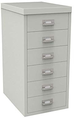 Bisley 6 Multidrawer Cabinet A4 298x400x610mm Grey H296NL-073
