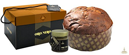 Fiasconaro Panettone Oro Nero, Con Gocce Di Cioccolato Senza Uvetta E Canditi - 1000 gr