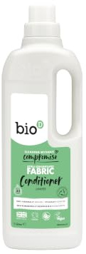 Bio-D Juniper Fabric Conditioner | 1 Litre | Up to 33 Washes | Reduces Static & Protects Fabric | Natural Juniper Scent | Extra Concentrated | 100% Naturally Derived | Vegan & Cuelty Free | UK Made