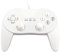 OSTENT Wired Classic Controller Pro Gamepad Joystick for Nintendo Wii Remote Console Video Game Color White