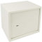 PrimeMatik - Caja Fuerte de Seguridad de Acero y con Llaves 38 x 30 x 30 cm Beige