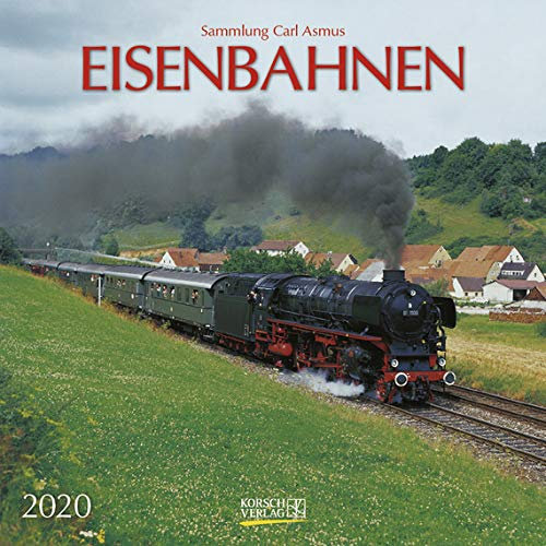 Eisenbahnen - Broschur Kalender 2020 - Korsch-Verlag - Kalender mit Platz zum Eintragen - offen 30 cm x 60 cm