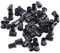 50pcs Diodenhalter 5 mm LED Lampenfassung Diodenhalter Leuchtdioden Halter Klipp