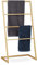 Relaxdays Handtuchhalter stehend aus Bambus, 4 Sprossen, für Handtücher & Kleidungsstücke, HxBxT 110 x 60 x 35 cm, Natur