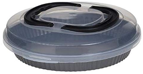 FIVE Simply Smart - Moule à Tarte & Couvercle Pie 26cm Gris
