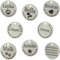 Hundemarke mit Gravur 23 mm, viele Motive | optional beidseitige Gravur | Pfote, Herz, Stern, Totenkopf, Sternschnuppe, Kreuz | Tiermarke für Hunde, Katzen, Welpen, Pferde (23 mm)
