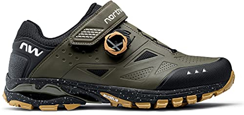 Northwave Spider Plus 3 MTB Schuhe, Fahrradschuhe Mountainbike Grün 42