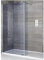 Milano Portland-Luna Chrome Smoked Glass Frameless Shower Enclosure White Tray - 1500mm x 700mm