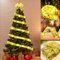 TOPJOWGA Glänzende Band Lichterkette, 5m 50 LED Weihnachtsband Lichter, Weihnachten Lichterkette, Weihnachts Lichterkette Glitzer Band Weihnachtsbaum Deko Ribbon Schleifen Lichter
