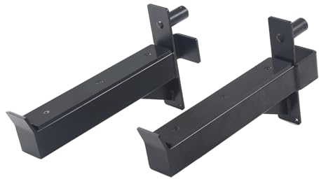 ZUKAM Langhantel-Sicherheitsschnäpper für Kniebeugenhalter, Sicherheitsarm, Spotter-Befestigung, passend für 2 x 2 Power-Rack-Käfig mit 2,5 cm oder 1,6 cm Loch