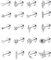 FIOROYAL 20 Pieces Tiny Cartilage Stud Earrings ohrstecker Knorpel Helix Ohrringe Stern Mond Ball Schlange Zirkonia Flatback Piercing Ohrringe Set für Damen Herren Silber