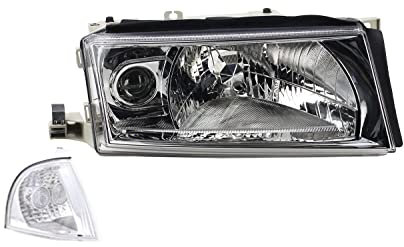 Johns, Scheinwerfer kompatibel zu Skoda Octavia 1U 08/00-12/10 H4 H3 rechts mit Blinker