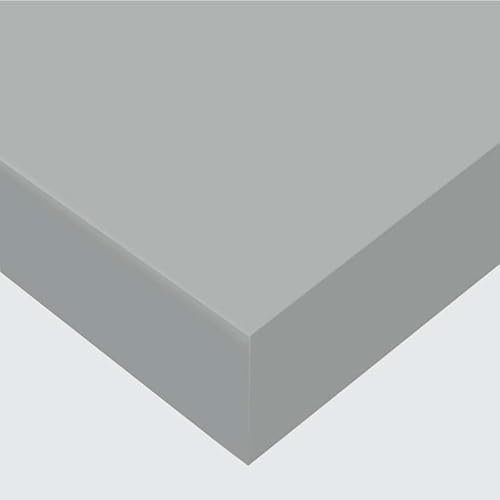 DIMEXACT - Papier peint autocollant gris clair mat haute finition - 122 cm x 1 m - en Rouleau